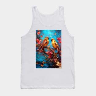 two birds watercolor art Tank Top